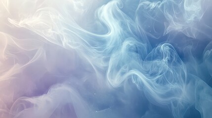 Swirling ethereal blue-gray boho wallpaper with soft light effects background