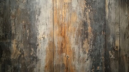 Obraz premium Rustic wood-textured boho wallpaper in warm tones nostalgic backdrop