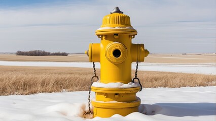 yellow fire hydrant