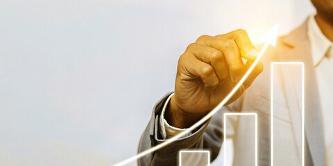  Shot of business showing success.