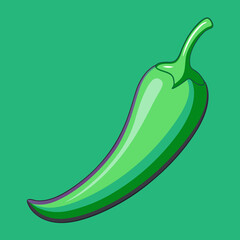 green hot chili pepper