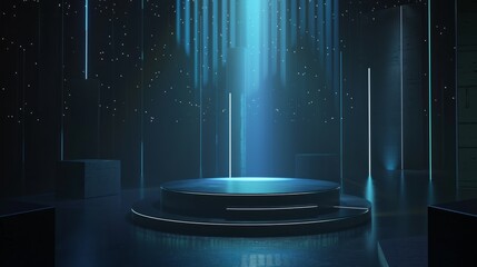 Interactive 3D representation allowing users to interact with an award podium in real-time