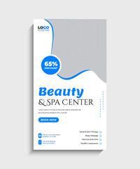 Beauty Spa Salon Facebook and Instagram story template