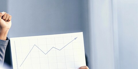  Shot of business showing success.