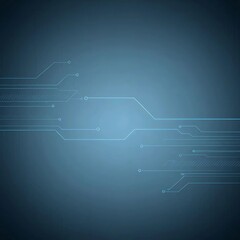 Abstract tech circuit board background with glow