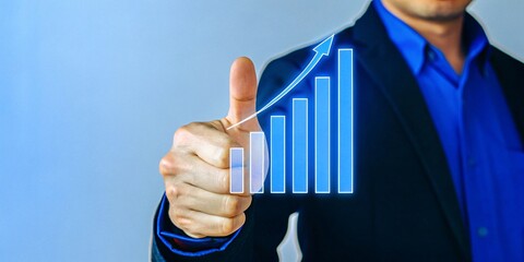  Shot of business showing success.