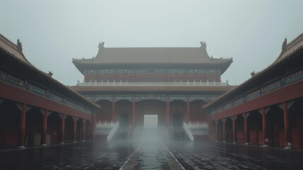Obraz premium Exploring the Mystique of Forbidden City in Beijing