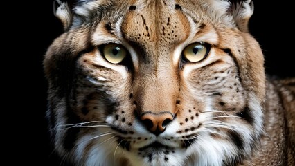 Obraz premium Portrait of a lynx
