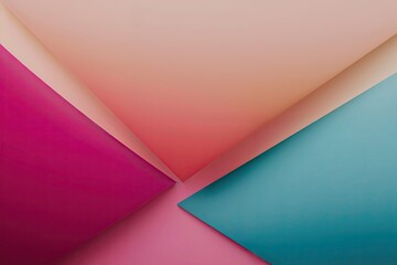 Soft Color Gradient Backdrop with Fuchsia, Peach, and Cerulean Tones