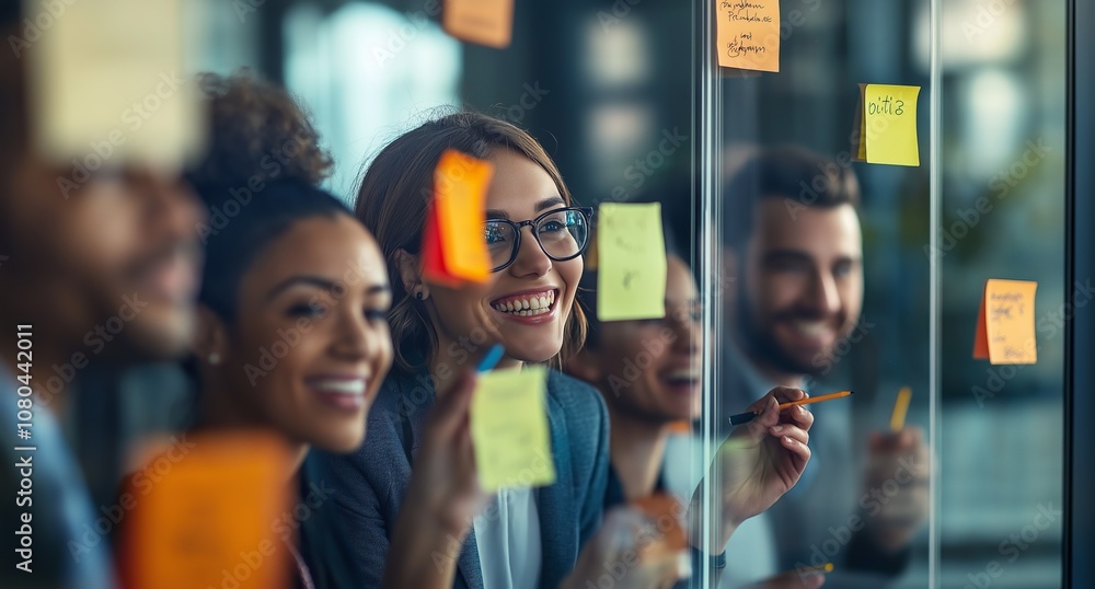 Aufkleber join us for a collaborative business brainstorming session where we can analyze ideas and inspire in
