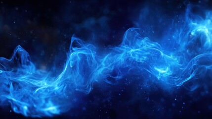 Abstract Blue Smoke