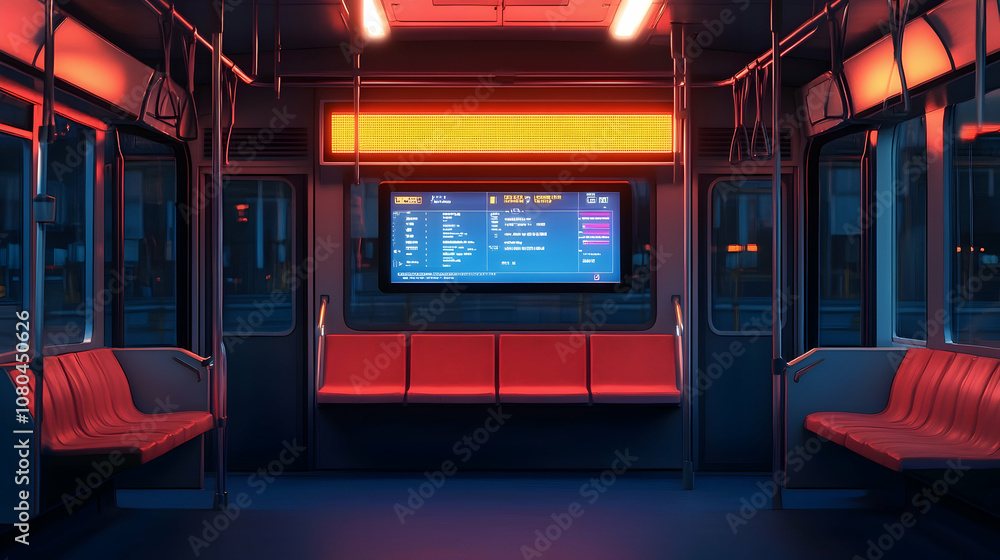 Aufkleber public transport screen a?