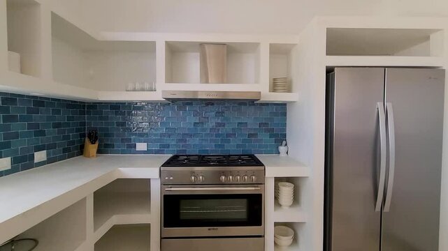 Beach House Kitchen: Minimalist and Modern, Open Concept Kitchen. Tropical Escape