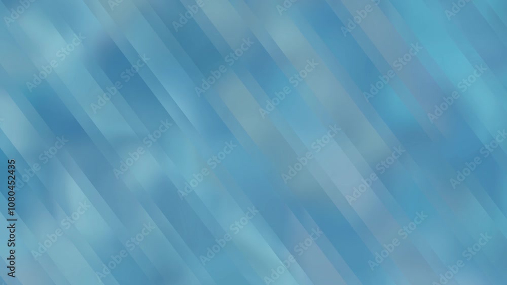 Poster vibrant blue abstract background with smooth metallic texture and shading - diagonal stripes in mode