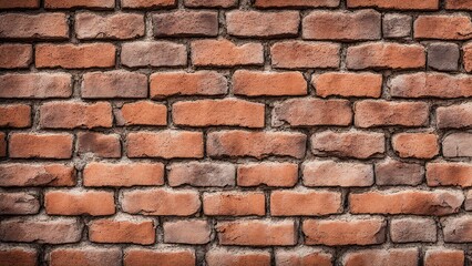 Obraz premium Old brickwork. Bricks. Wallpaper. Background. An image of an old brick wall featuring bricks, serving as a textured background or wallpaper. Red bricks.