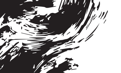 Rough black and white texture vector. Distressed overlay texture. Grunge background. Abstract textured effect. Vector Illustration