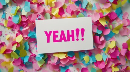 The Celebration with Confetti