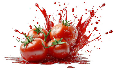 tomato isolated on transparent