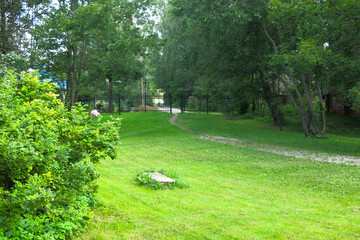 summer view of the estate of Sofia Kovalevskaya