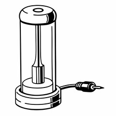 illustration of a lamp