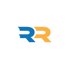 initial rr letter logo design vector template, rr logo design vector template, rr icon for business, rr symbol design for any business and monogram. Initial letter RR logo design vector illustration.