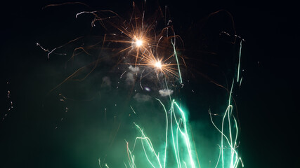 sparks from the fire