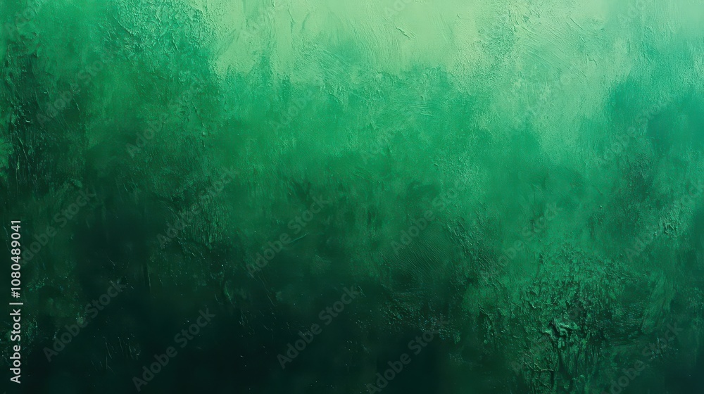 Poster abstract green gradient background with a subtle, grainy texture, blending various shades of green t