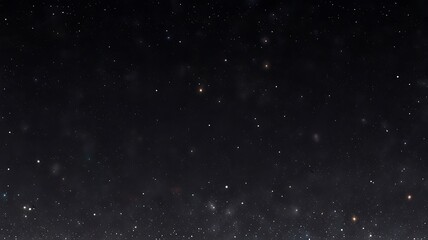 Obraz premium white particle on black background, star bokeh blur dust background