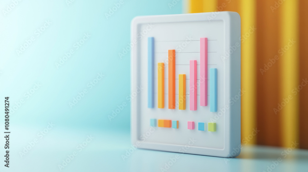 Poster chic business data dashboard, featuring sleek analytic graphs designed for effective marketing strat