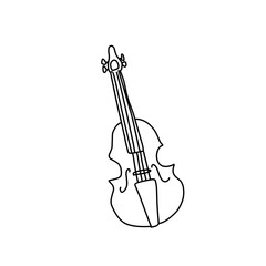 Obraz premium Music doodle vector illustration