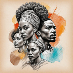 Black History Month Banner Social Media Template