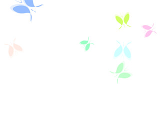 butterfly and flowers