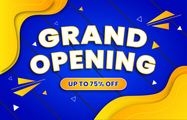 Grand Opening Event Announcement - Editable Vector Text Effect