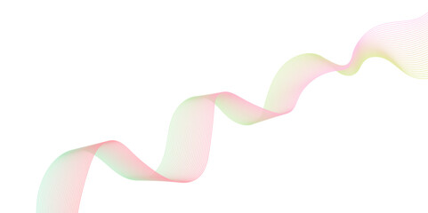 Abstract multicolor gradient wave lines vector background, twisted curve lines and blend effect, frequency sound wave lines, 3d contour line patterned background illustration.	