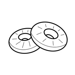 agriculture plant fruit cut pineapple
