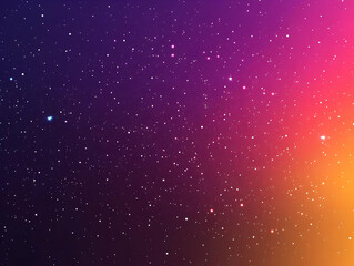 Abstract Background - Colorful Galaxy Stars Illustration