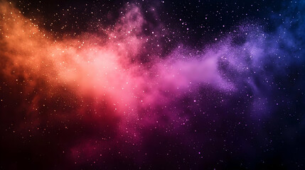Abstract Background - Colorful Nebula Galaxy Space Dust