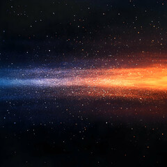 Fototapeta premium Abstract Background - Cosmic Dust and Starry Night