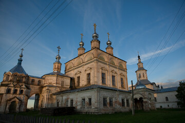 Obraz premium Russia Perm Krai Solikamsk city view on a summer cloudy day