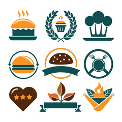 Unique Food Branding Logo Concepts for Restaurants and Cafes