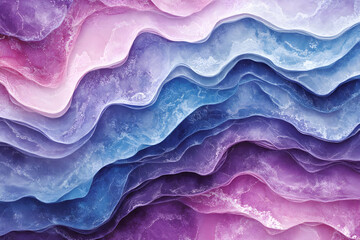 Obraz premium Abstract Background Illustration, Purple Blue Pink Waves