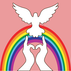 peace concept background. Wants to peace concept. Stop war and genocide concept