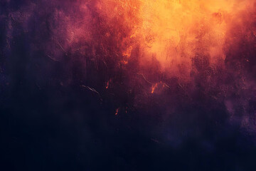 Fototapeta premium Abstract Background - Dark Purple, Orange, Textured Wall