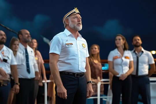 Emotional Captain's Farewell at the End of the Cruise