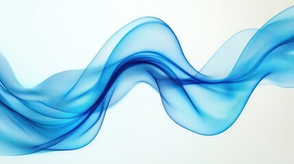 Abstract Blue Wave