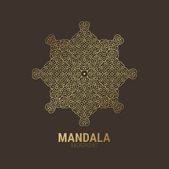 Luxury Mandala background design template