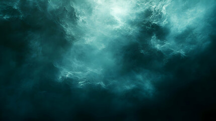Fototapeta premium Abstract Background - Dark Teal Ocean Waves