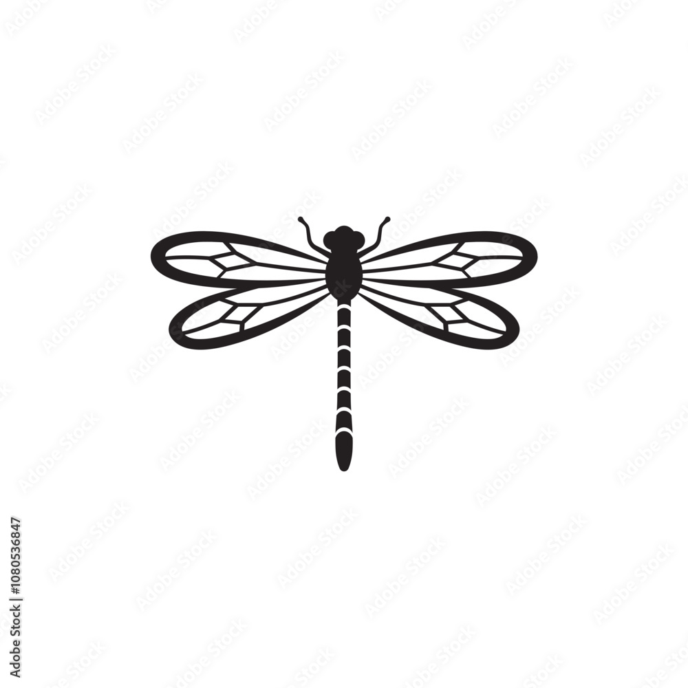 Canvas Prints dragonfly icon vector