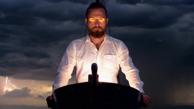 spooky ghost ship captain