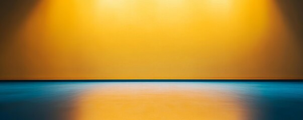 yellow set, background with lighting